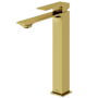 Vigo Dunn 1.2 GPM 11" H Single Handle Single Hole Vessel Bathroom Faucet Matte Brushed Gold