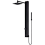 Vigo Orchid 39.375" H x 4" W 2-Jet Retrofit Shower with Shower Head, Hand Shower, Bodysprays, and Hose Matte Black