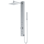 Vigo Orchid 39.375" H x 4" W 2-Jet Retrofit Shower with Shower Head, Hand Shower, Bodysprays, and Hose Stainless Steel