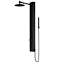 Vigo Gardenia 39" x 4" W 2-Jet Retrofit Shower with Shower Head, Hand Shower, Bodysprays, and Hose Matte Black