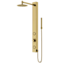 Vigo Gardenia 39" x 4" W 2-Jet Retrofit Shower with Shower Head, Hand Shower, Bodysprays, and Hose Matte Gold