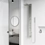 Vigo Bowery 58" H 4-Jet Thermostatic Shower Panel with Shower Head, Hand Shower, Body Sprays, and Hose Stainless Steel