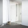 Vigo Ryland 73" High x 64" Wide Sliding Frameless Shower Door with Clear Glass Stainless Steel