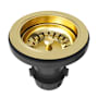 Vigo Noma 3-1/2" Kitchen Basket Strainer Matte Brushed Gold