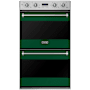 Viking 30 Inch Wide 7.6 Cu. Ft. Double Electric Oven with Concealed Bake Element Ivy