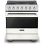 Viking 30 Inch Wide 4.1 Cu. Ft. Free Standing Electric Range with Vari-Speed Dual Flow Convection Pure White