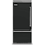 Viking 36 Inch Wide 20.4 Cu. Ft. Built-In Bottom Mount Refrigerator with ProChill Temperature Management and Left Door Swing Antique Bronze
