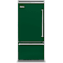 Viking 36 Inch Wide 20.4 Cu. Ft. Built-In Bottom Mount Refrigerator with ProChill Temperature Management and Left Door Swing Ivy