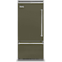 Viking 36 Inch Wide 20.4 Cu. Ft. Built-In Bottom Mount Refrigerator with ProChill Temperature Management and Left Door Swing Martini