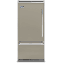 Viking 36 Inch Wide 20.4 Cu. Ft. Built-In Bottom Mount Refrigerator with ProChill Temperature Management and Left Door Swing Nantucket