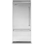 Viking 36 Inch Wide 20.4 Cu. Ft. Built-In Bottom Mount Refrigerator with ProChill Temperature Management and Left Door Swing Pure White