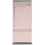 Viking 36 Inch Wide 20.4 Cu. Ft. Built-In Bottom Mount Refrigerator with ProChill Temperature Management and Right Door Swing Blush