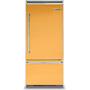 Viking 36 Inch Wide 20.4 Cu. Ft. Built-In Bottom Mount Refrigerator with ProChill Temperature Management and Right Door Swing Daffodil