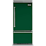 Viking 36 Inch Wide 20.4 Cu. Ft. Built-In Bottom Mount Refrigerator with ProChill Temperature Management and Right Door Swing Ivy