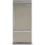 Viking 36 Inch Wide 20.4 Cu. Ft. Built-In Bottom Mount Refrigerator with ProChill Temperature Management and Right Door Swing Nantucket