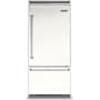 Viking 36 Inch Wide 20.4 Cu. Ft. Built-In Bottom Mount Refrigerator with ProChill Temperature Management and Right Door Swing Pure White