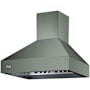 Viking 42 Inch Wide Wall Mounted Range Hood Shell with Commercial-Style Baffle Filter System Eucalyptus