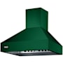Viking 42 Inch Wide Wall Mounted Range Hood Shell with Commercial-Style Baffle Filter System Ivy
