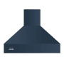 Viking 60 Inch Wide Wall Mounted Range Hood Shell with Commercial-Style Baffle Filter System Slate Blue