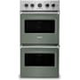 Viking 5 Series 27 Inch Wide 4.1 Cu. Ft. Double Electric Oven Eucalyptus
