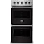 Viking 5 Series 27 Inch Wide 4.1 Cu. Ft. Double Electric Oven Onyx