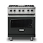 Viking 30 Inch Wide 4.71 Cu. Ft. Free Standing Dual Fuel Range with SureSpark Ignition System and TruConvec Convection Cooking Antique Bronze
