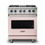 Viking 5 Series 30 Inch Wide 4.71 Cu. Ft. Free Standing Dual Fuel Range with SureSpark Ignition System and TruConvec Convection Cooking - LP Blush