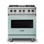 Viking 30 Inch Wide 4.71 Cu. Ft. Free Standing Dual Fuel Range with SureSpark Ignition System and TruConvec Convection Cooking Splash