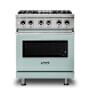 Viking 5 Series 30 Inch Wide 4.71 Cu. Ft. Free Standing Dual Fuel Range with SureSpark Ignition System and TruConvec Convection Cooking - LP Splash