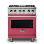 Viking 5 Series 30 Inch Wide 4.71 Cu. Ft. Free Standing Dual Fuel Range with SureSpark Ignition System and TruConvec Convection Cooking - LP Valentine