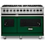 Viking 48 Inch Wide 7.27 Cu. Ft. Free Standing Dual Fuel Range with Vari-Speed Dual Flow Convection and SureSpark Ignition System Ivy