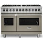 Viking 48 Inch Wide 7.27 Cu. Ft. Free Standing Dual Fuel Range with Vari-Speed Dual Flow Convection and SureSpark Ignition System Nantucket