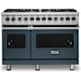 Viking 48 Inch Wide 7.27 Cu. Ft. Free Standing Dual Fuel Range with Vari-Speed Dual Flow Convection and SureSpark Ignition System Squall