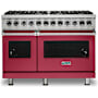 Viking 48 Inch Wide 7.27 Cu. Ft. Free Standing Dual Fuel Range with Vari-Speed Dual Flow Convection and SureSpark Ignition System Valentine