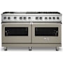 Viking 60 Inch Wide 9.43 Cu. Ft. Free Standing Dual Fuel Range with VariSimmer Functionality and TruConvec Convection Cooking Nantucket