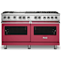 Viking 60 Inch Wide 9.43 Cu. Ft. Free Standing Dual Fuel Range with VariSimmer Functionality and TruConvec Convection Cooking Valentine