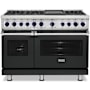 Viking 7 Series 48 Inch Wide 7.3 Cu. Ft. Free Standing Dual Fuel Range with Griddle - LP Antique Bronze