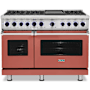 Viking 7 Series 48 Inch Wide 7.3 Cu. Ft. Free Standing Dual Fuel Range with Griddle - LP Spiced Cider