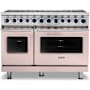Viking 7 Series 48 Inch Wide 7.3 Cu. Ft. Free Standing Dual Fuel Range - LP Blush