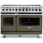 Viking 7 Series 48 Inch Wide 7.3 Cu. Ft. Free Standing Dual Fuel Range - LP Martini