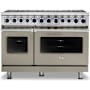 Viking 7 Series 48 Inch Wide 7.3 Cu. Ft. Free Standing Dual Fuel Range - LP Nantucket