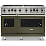 Viking 5 Series 48 Inch Wide 6.1 Cu. Ft. Free Standing Open Burner Liquid Propane Range with VariSimmer™ Martini