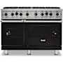 Viking 5 Series 48 Inch Wide 6.1 Cu. Ft. Free Standing Open Burner Liquid Propane Range with VariSimmer™ Onyx