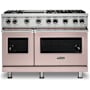Viking 5 Series 48 Inch Wide 5.07 Cu. Ft. Free Standing Liquid Propane Range with VariSimmer Functionality and SureSpark Ignition System Blush