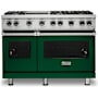 Viking 5 Series 48 Inch Wide 5.07 Cu. Ft. Free Standing Liquid Propane Range with VariSimmer Functionality and SureSpark Ignition System Ivy