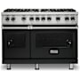 Viking 48 Inch Wide 5.07 Cu. Ft. Free Standing Natural Gas Range with SureSpark Ignition System and VariSimmer Functionality Antique Bronze