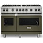 Viking 48 Inch Wide 5.07 Cu. Ft. Free Standing Natural Gas Range with SureSpark Ignition System and VariSimmer Functionality Martini