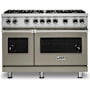 Viking 48 Inch Wide 5.07 Cu. Ft. Free Standing Natural Gas Range with SureSpark Ignition System and VariSimmer Functionality Nantucket