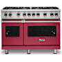 Viking 48 Inch Wide 5.07 Cu. Ft. Free Standing Natural Gas Range with SureSpark Ignition System and VariSimmer Functionality Valentine