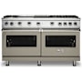 Viking 5 Series 60 Inch Wide 5.07 Cu. Ft. Free Standing Liquid Propane Range with TruGlide Full Extension Rack and ProFlow Convection Air Baffle Nantucket